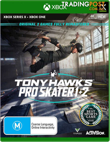 Tony Hawks Pro Skater 1 + 2 (Xbox Series X, Xbox One) - Activision - Xbox Series X Software GTIN/EAN/UPC: 5030917293870