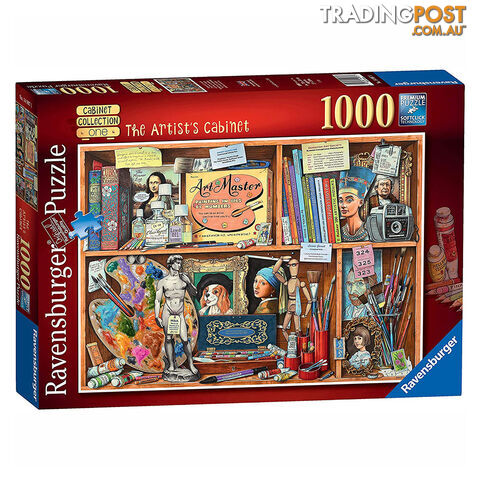 Ravensburger The Artist's Cabinet 1000 Piece Jigsaw Puzzle - Ravensburger - Tabletop Jigsaw Puzzle GTIN/EAN/UPC: 4005556149971