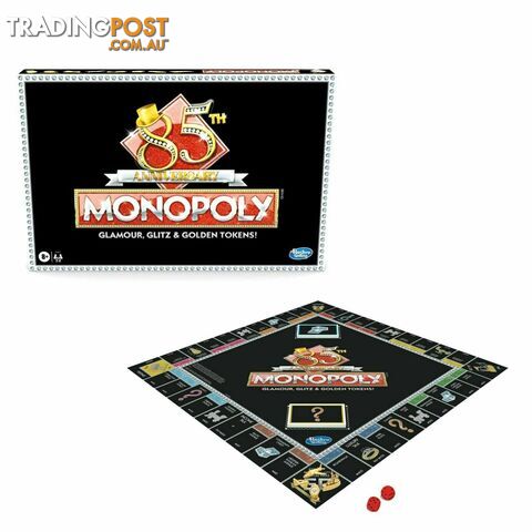 Monopoly 85th Anniversary Edition Board Game - Hasbro Gaming - Tabletop Board Game GTIN/EAN/UPC: 630509956630 - photo 2 of 3
