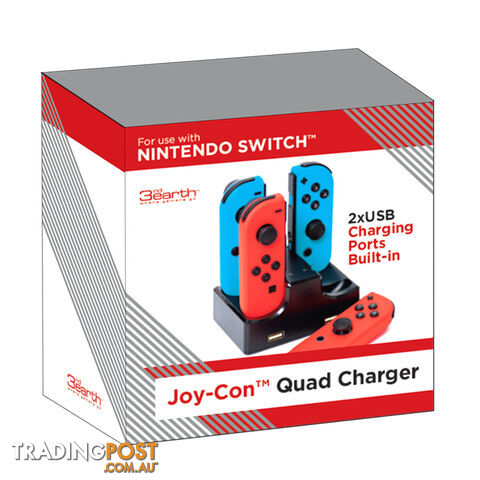 Nintendo Switch Joy-Con Quad Charger - 3rd Earth - Switch Accessory GTIN/EAN/UPC: 7120386295890