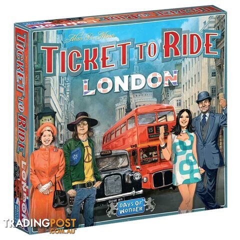 Ticket to Ride: London Board Game - Days of Wonder - Tabletop Board Game...