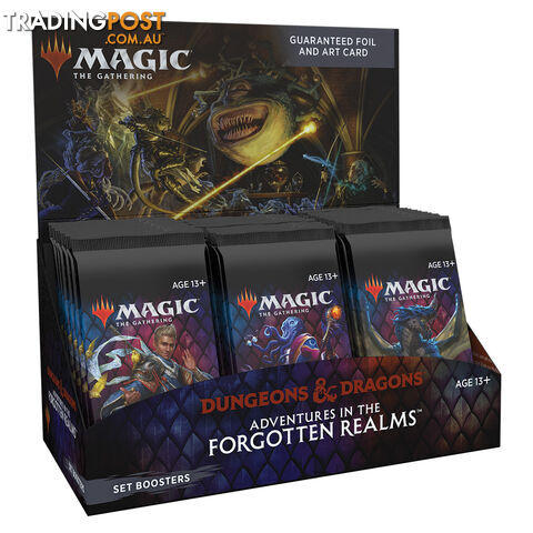 Magic the Gathering Adventures in the Forgotten Realms Set Booster Box - Wizards of the Coast - Tabletop Trading Cards GTIN/EAN/UPC: 630509982875