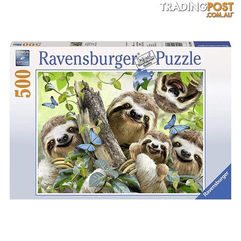 Ravensburger Sloth Selfie 500 Piece Jigsaw Puzzle - Ravensburger - Tabletop Jigsaw Puzzle GTIN/EAN/UPC: 4005556147908