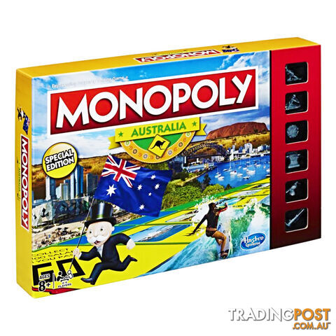 Monopoly: Australia Special Edition Board Game - Hasbro Gaming - Tabletop Board Game GTIN/EAN/UPC: 630509534104