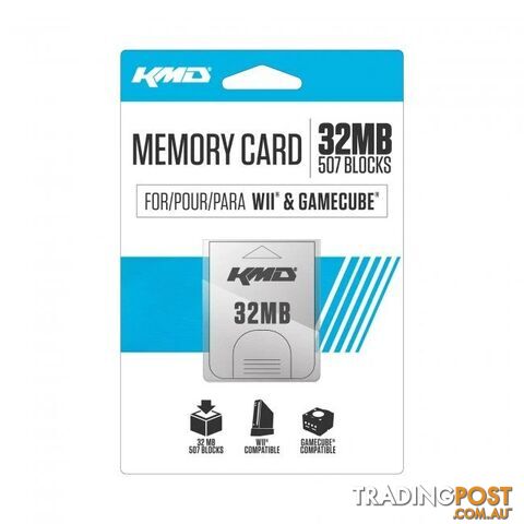 KMD 32mb Memory Card for Gamecube & Wii - KMD - Retro GameCube Accessory...