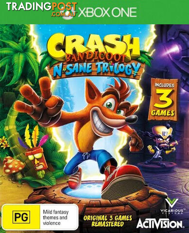 Crash Bandicoot N.Sane Trilogy [Pre-Owned] (Xbox One) - Activision - P/O Xbox One Software GTIN/EAN/UPC: 5030917236051