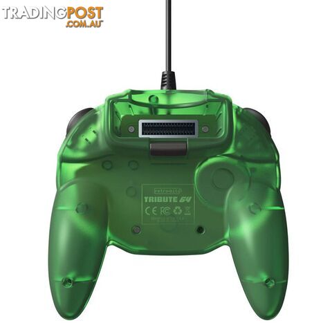 Retro-Bit Tribute64 Forest Green Wired Controller for N64 - Retro-bit - Retro N64 Accessory GTIN/EAN/UPC: 849172010765 - photo 5 of 9
