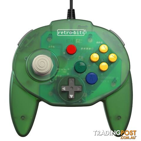 Retro-Bit Tribute64 Forest Green Wired Controller for N64 - Retro-bit - Retro N64 Accessory GTIN/EAN/UPC: 849172010765 - photo 2 of 9