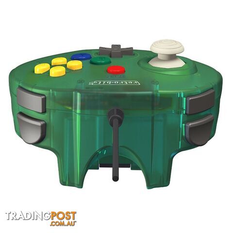 Retro-Bit Tribute64 Forest Green Wired Controller for N64 - Retro-bit - Retro N64 Accessory GTIN/EAN/UPC: 849172010765 - photo 3 of 9