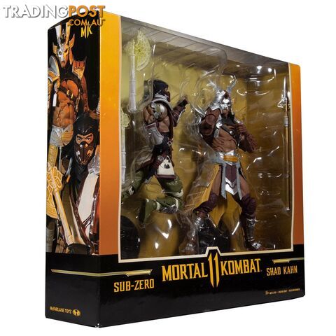 McFarlane Toys Mortal Kombat Sub-Zero VS Shao Khan 7" Figure 2 Pack - McFarlane Toys - Merch Collectible Figures GTIN/EAN/UPC: 787926110548