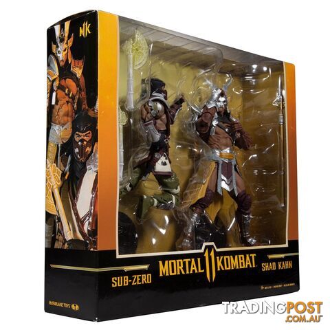 McFarlane Toys Mortal Kombat Sub-Zero VS Shao Khan 7" Figure 2 Pack - McFarlane Toys - Merch Collectible Figures GTIN/EAN/UPC: 787926110548
