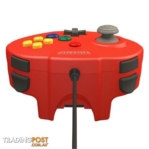 Retro-Bit Tribute64 Red Wired Controller for PC - Retro-bit - PC Accessory GTIN/EAN/UPC: 849172010802 - photo 3 of 7