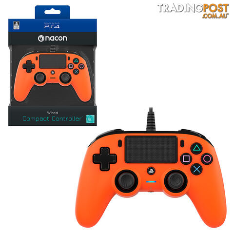 Nacon Orange Wired Compact Controller for PlayStation 4 - Nacon - PS4 Accessory GTIN/EAN/UPC: 3499550360745