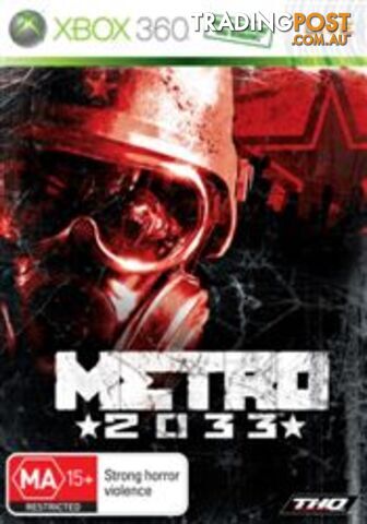 Metro 2033 [Pre-Owned] (Xbox 360) - THQ - P/O Xbox 360 Software GTIN/EAN/UPC:...