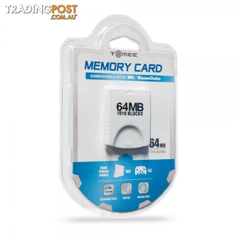 Tomee Gamecube 64MB Memory Card - Tomee - Wii Accessory GTIN/EAN/UPC:...