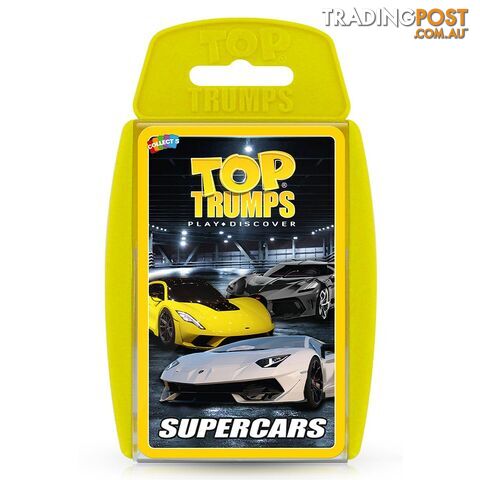 Top Trumps Supercars - Winning Moves - Tabletop Card Game GTIN/EAN/UPC: 5036905044776