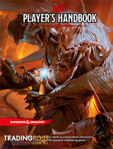 Dungeons & Dragons Players Handbook - Wizards of the Coast - Tabletop Role Playing Game GTIN/EAN/UPC: 9780786965601