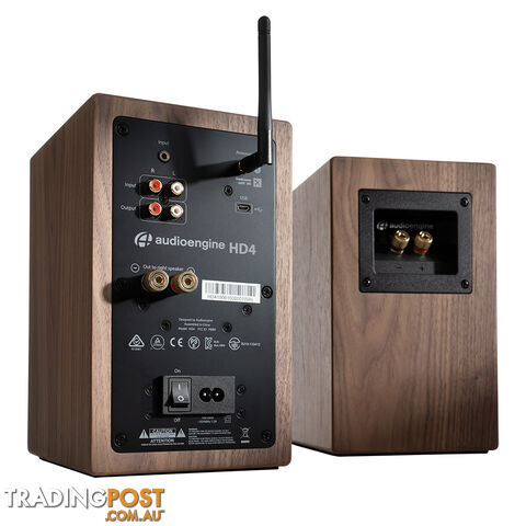 Audio Engine HD4 Home Music System (Walnut) - Audioengine - PC Accessory GTIN/EAN/UPC: 852225007193 - photo 2 of 6