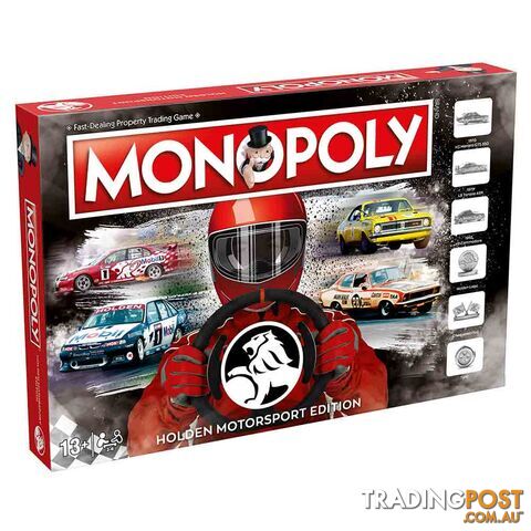Monopoly Holden Motorsport Edition Board Game - Hasbro Gaming - Tabletop Board Game GTIN/EAN/UPC: 5053410004668