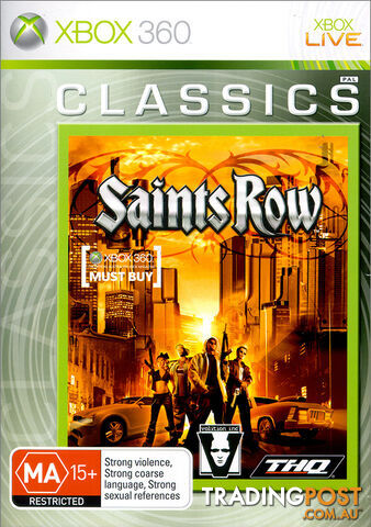 Saints Row [Pre-Owned] (Xbox 360) - THQ - P/O Xbox 360 Software GTIN/EAN/UPC:...
