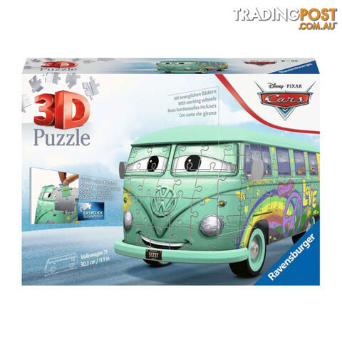 Ravensburger Disney Pixar Cars Volkswagen T1 184 Piece 3D Jigsaw Puzzle - Ravensburger - Tabletop Jigsaw Puzzle GTIN/EAN/UPC: 4005556111855