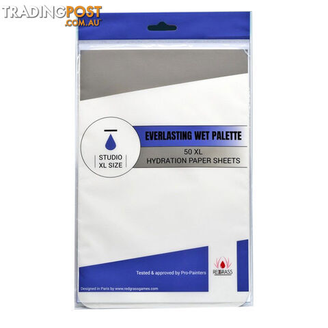 Everlasting Wet Palette Replacement XL Hydration Paper - Redgrassgames - Tabletop Miniatures GTIN/EAN/UPC: 3770010558163