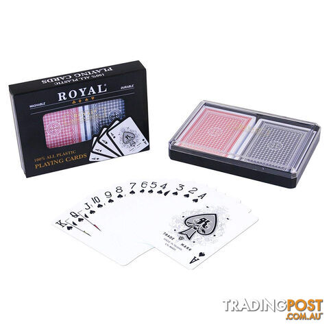 Royal Plastic Playing Cards Double Pack - Royal - Tabletop Card Game GTIN/EAN/UPC: 4713072310033