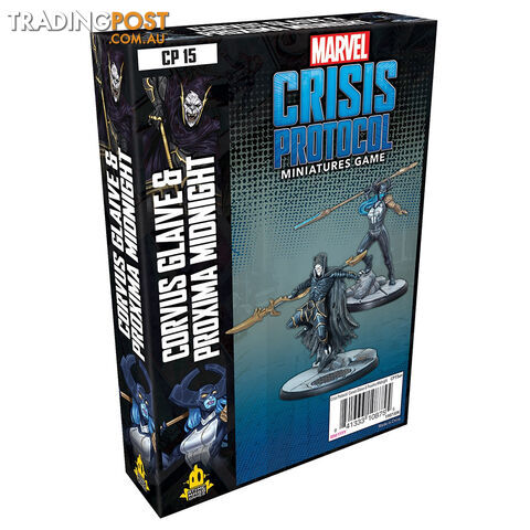 Marvel Crisis Protocol Corvus Glaive & Proxima Midnight Miniatures Board Game - Atomic Mass Games - Tabletop Miniatures GTIN/EAN/UPC: 841333108755