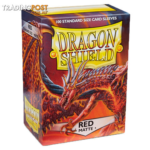 Dragon Shield Moltanis Matte Red Sleeves 100 Pack - Arcane Tinmen Aps - Tabletop Trading Cards Accessory GTIN/EAN/UPC: 5706569110079