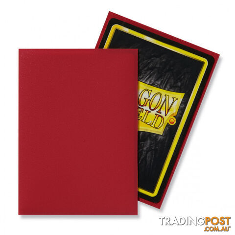 Dragon Shield Moltanis Matte Red Sleeves 100 Pack - Arcane Tinmen Aps - Tabletop Trading Cards Accessory GTIN/EAN/UPC: 5706569110079 - photo 2 of 2