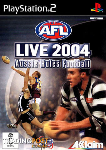 AFL Live 2004 [Pre-Owned] (PS2) - Retro PS2 Software GTIN/EAN/UPC: 9325459005804