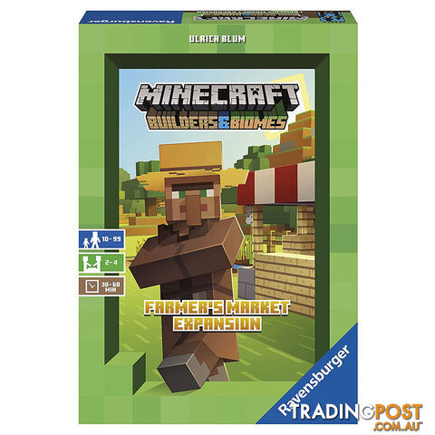 Ravensburger Minecraft Farmers Market Expansion Board Game - Ravensburger -...