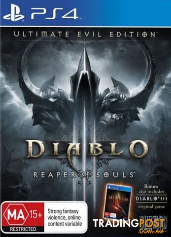 Diablo III: Reaper of Souls Ultimate Evil Edition [Pre-Owned] (PS4) - Blizzard Entertainment - P/O PS4 Software GTIN/EAN/UPC: 5030917150012