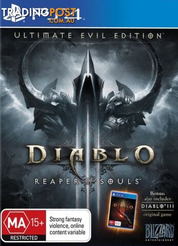 Diablo III: Reaper of Souls Ultimate Evil Edition [Pre-Owned] (PS4) - Blizzard Entertainment - P/O PS4 Software GTIN/EAN/UPC: 5030917150012