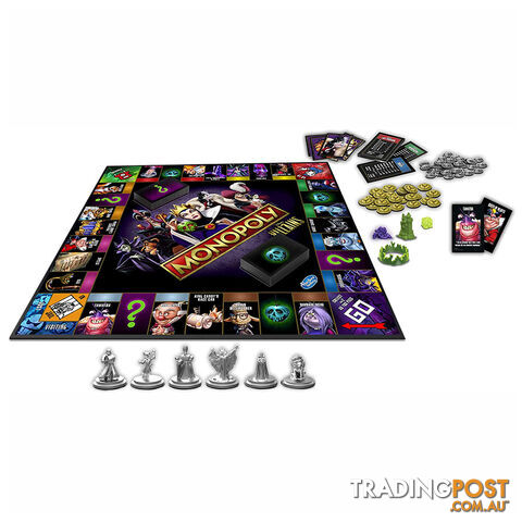 Monopoly Disney Villains Edition Board Game - Hasbro Gaming - Tabletop Board Game GTIN/EAN/UPC: 630509971176 - photo 2 of 3