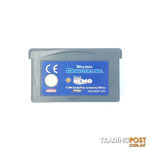 Monsters Inc. + Finding Nemo [Pre-Owned] (Game Boy Advance) - MPN POGBA145 -...