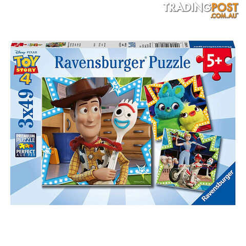Ravensburger Toy Story 4 In This Together 3 x 49 Piece Jigsaw Puzzle - Ravensburger - Tabletop Jigsaw Puzzle GTIN/EAN/UPC: 4005556080670