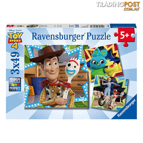 Ravensburger Toy Story 4 In This Together 3 x 49 Piece Jigsaw Puzzle - Ravensburger - Tabletop Jigsaw Puzzle GTIN/EAN/UPC: 4005556080670