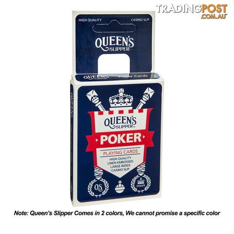 Queen's Slipper Poker Playing Cards - Queen's Slipper - Tabletop Card Game GTIN/EAN/UPC: 9310029441403