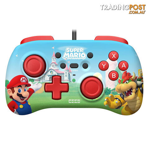 Hori Super Mario Striped Horipad Mini for Nintendo Switch - HORI - Switch Accessory GTIN/EAN/UPC: 810050910835 - photo 2 of 3
