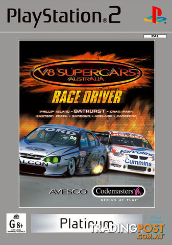 V8 Supercars Race Driver [Pre-Owned] (PS2) - Codemasters - Retro PS2 Software...