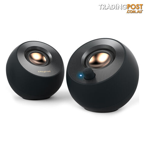 Creative Pebble V2 Minimalistic USB-C Speakers (Black) - Creative Technology Ltd. - PC Accessory GTIN/EAN/UPC: 054651192935 - photo 2 of 4