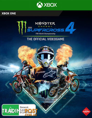 Monster Energy Supercross 4 (Xbox One) - Milestone S.r.l. - Xbox One Software GTIN/EAN/UPC: 8057168501926