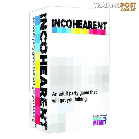 Incohearent Card Game - What Do You Meme LLC - Tabletop Card Game GTIN/EAN/UPC: 810816030333