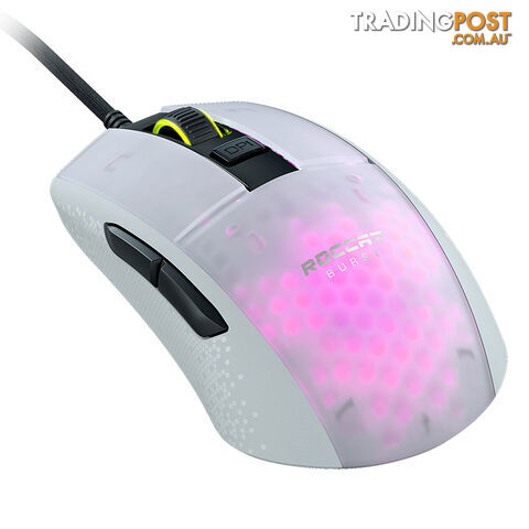 Roccat Burst Pro Extreme Lightweight Optical Pro Gaming Mouse (White) - Roccat - PC Accessory GTIN/EAN/UPC: 731855507467 - photo 3 of 10