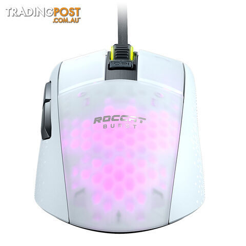 Roccat Burst Pro Extreme Lightweight Optical Pro Gaming Mouse (White) - Roccat - PC Accessory GTIN/EAN/UPC: 731855507467 - photo 4 of 10