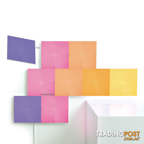 Nanoleaf Canvas 9 Panel Smarter Kit - Nanoleaf - Merch Decor and Lifestyle GTIN/EAN/UPC: 628110858054 - photo 2 of 10