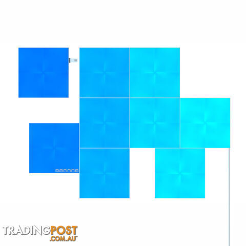 Nanoleaf Canvas 9 Panel Smarter Kit - Nanoleaf - Merch Decor and Lifestyle GTIN/EAN/UPC: 628110858054 - photo 5 of 10