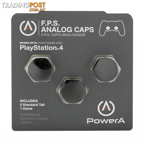 PowerA F.P.S Analog Caps for PS4 Controllers - PowerA - PS4 Accessory GTIN/EAN/UPC: 617885014529
