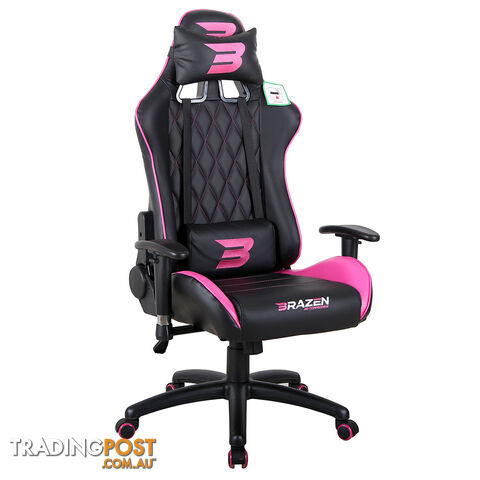 Brazen Phantom Elite PC Gaming Chair (Pink) - Brazen Gaming Chairs - Gaming Chair GTIN/EAN/UPC: 5060216442228